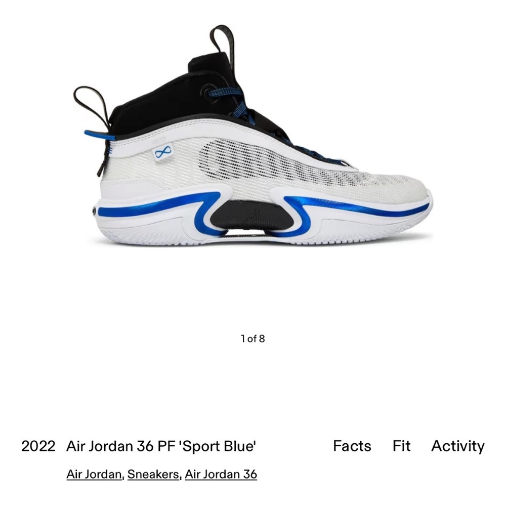 Air Jordan 36 PF 'Sport Blue'